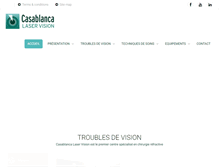 Tablet Screenshot of casablancalaservision.com